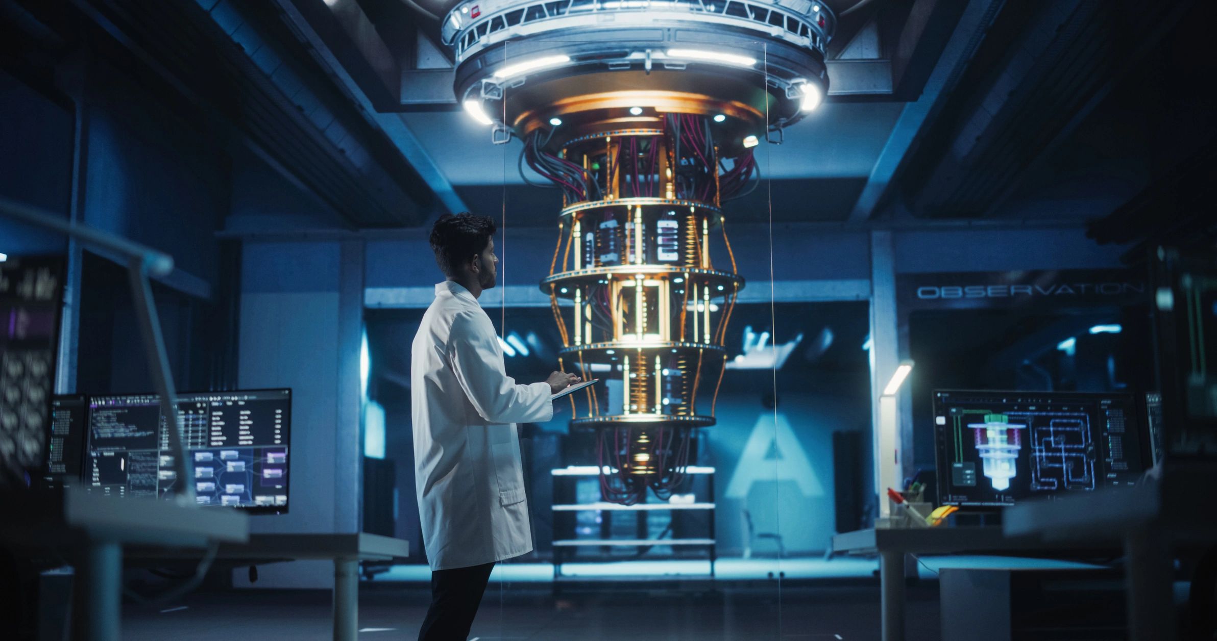 AI quantum computing laboratory